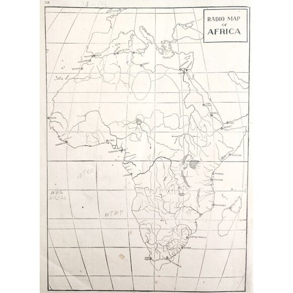 1925 Radio Listeners Guide And Call Book PB Directory Maps Illustrated DWR5 - Picture 8 of 8